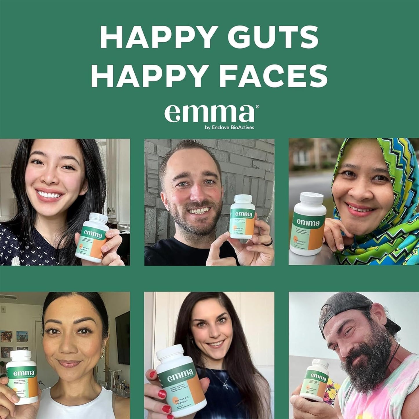 Emma Gut Health Doctors Endorsed Supplement - 60 Capsules